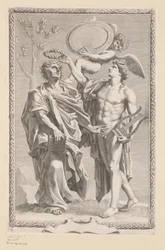 Apolló megkoronázza Publius Vergilius Marót Címlap: Publius Vergilius Maro, Publius Virgilius Maronis Opera, 1641