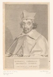 Alphonse Louis du Plessis de Richelieu, lyoni érsek portréja