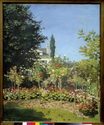 Virágoskert Sainte Adresse-ben. Claude Monet festménye (1840-1926)
