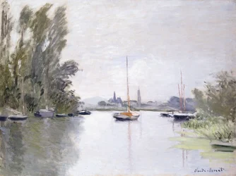 Argenteuil, a Szajna kis karjának képe, 1872