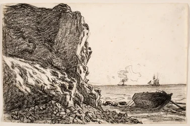 Sziklák és tenger, Sainte-Adresse