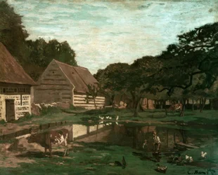 Farmyard Normandiában