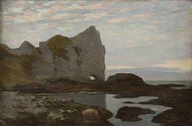 Étretat, 1864 körül.