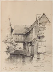 Ház a Lezarde-on Montivilliers-ben, 1857
