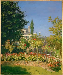 Jardin en fleurs a Sainte-Adresse (olaj, vászon)