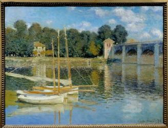 Claude Monet Argenteuil-híd festménye (1840-1926)