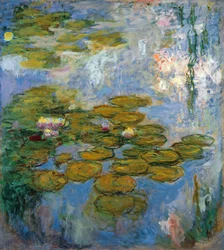 ""Nympheas"" - tavirózsa tavacska Givernyben - Claude Monet festménye (1840-1926), olaj, vászon