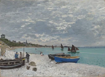 A Sainte-Adresse-i strand