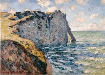 Aval sziklája, Étretat, 1885