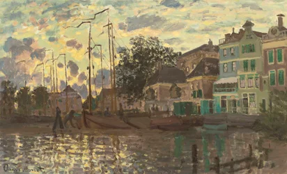 A zaandami gát, este, 1871.