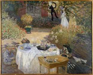 Az ebéd, Monet kertje Argenteuil-ban