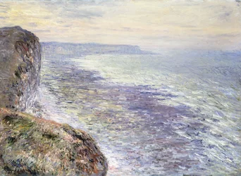 A tenger Fecamp közelében; Pres de Fecamp, Marine, 1881