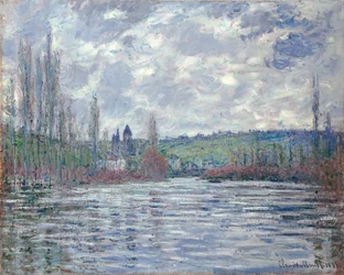 A Szajna az árvízben Vetheuilban, 1881
