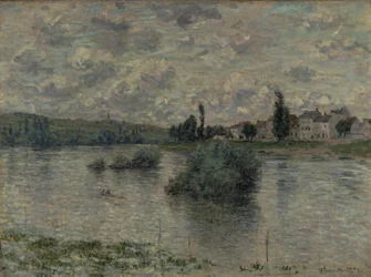 Kilátás a Szajnára, Lavacourt, 1880