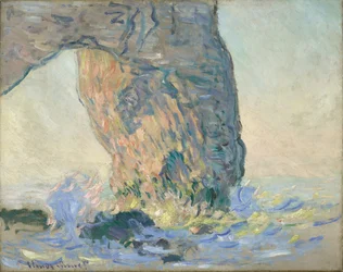 Hullámok a Manneporte-nál, 1885 körül (olaj, vászon)