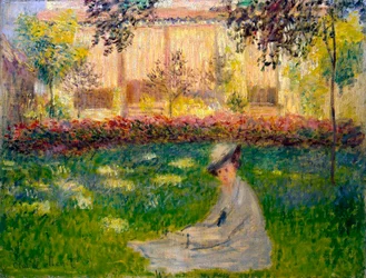 Nő a kertben, 1876