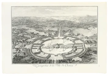 Chaux város perspektivikus képe, 1804