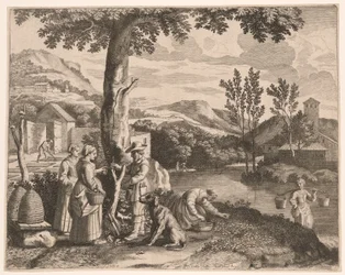 A méhészet, a kerti termesztés és a faoltás, 2. tábla a Pastoralesből