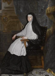 Német: Maria Anna von Österreich, Gemahlin König Philipps IV von Spanien, als Witwe Mariana of Austria, Consort of Philip IV of Spain King, as a Widow