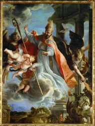 Szent Ágoston diadala (festmény, vászon)