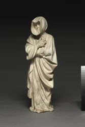 Két síró Merész Fülöp, Burgundia hercegének sírjából, 1404-10