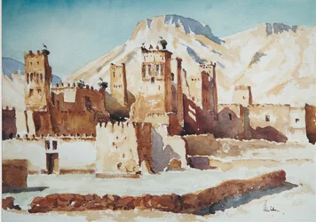 Tamdakht, reggel, 2000 (akvarell)