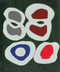 Keresztmetszet, 1998 (akril, vászon)