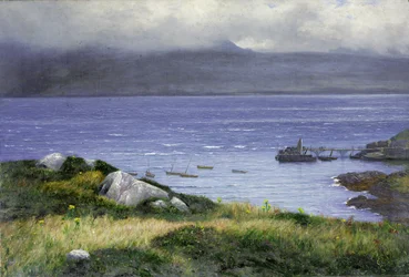 Kilátás a Lamlash-ről, 1882