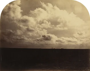 Erős szellő, repülő felhők,c. 1863 (fotó)