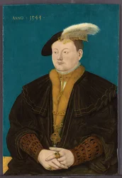 Friedrich Magnus I von Solms-Laubach portréja, 1543