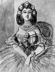 Hölgyportré, 19. század, 1930