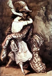 A táncosok (tinta papíron)