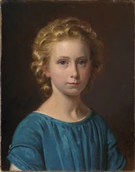 Margrethe Vullum gyermekként (született Lehmann)