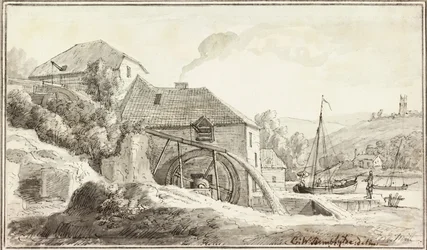 Ford Mill (tinta és akvarell papíron)