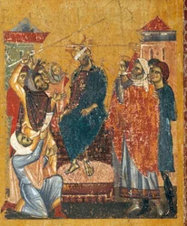 Coppo di Marcovaldo feszülete (kb 1220-1276 után), részlet