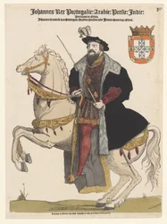 Portugál III. János portréja lovon