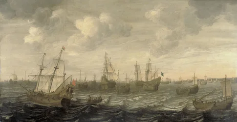 A holland heringflotta vitorlás alatt