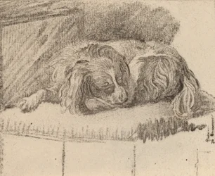 Fekvő kutya, 1777.