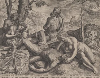 Ádám és Éva Ábel halála miatt siránkozik, 1564.