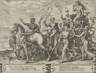 Az irigység diadala, Az emberi ügyek viszontagságainak ciklusa, 4. lemez, 1564.