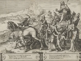 Az alázat diadala, Az emberi ügyek viszontagságainak ciklusa, 7. lemez, 1564.
