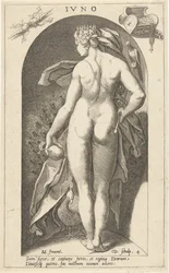 Juno pával (a tárgyon szereplő cím), Antik istenek (sorozatcím)