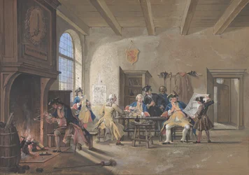 Őrségi jelenet, 1744.