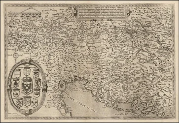 Cornelis de Jode 1593-as Duna térképe