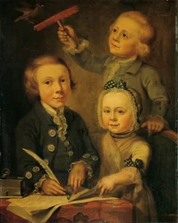 Barend Goudriaan gyermekeinek portréja