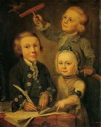 Barend Goudriaan gyermekeinek portréja