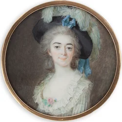 Giovanna Bassi balett-táncos portréja 1762-1834, c. 1780.
