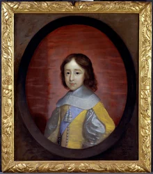 III. Vilmos Orange Nassau (1650-1702) portréja (III. William Anglia), gyermek (III. Vilmos, Orange hercege, gyermekként) - Cornelis Janssens van Ceulen (1593-1661) festménye, olaj, fa