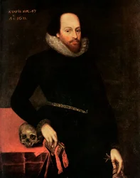 Shakespeare Ashbourne-i portréja, 16. század.