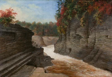 Folyó -szurdok, ősz